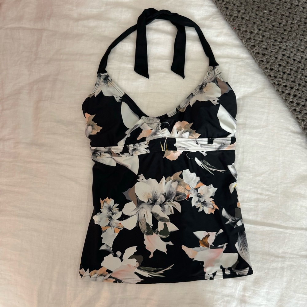 Athleta Polynesia Halter Tankini Top
